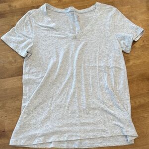Aerie Heather Gray V-Neck Tee